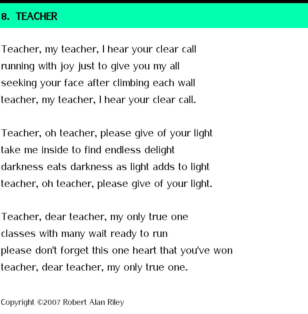 Teacher